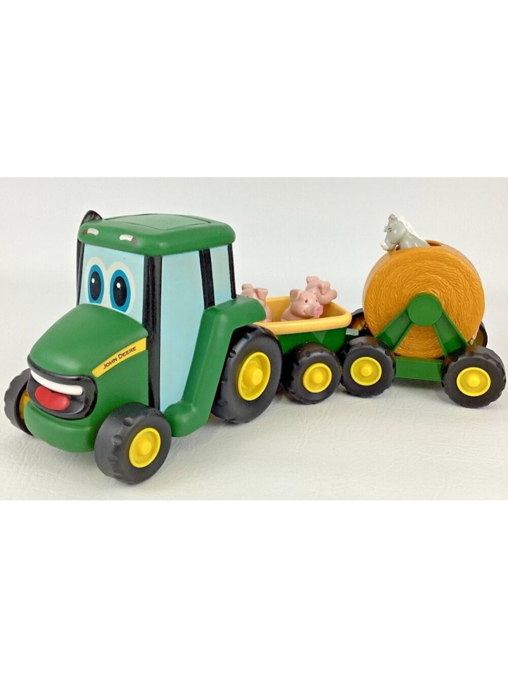 John Deere Johnny Tractor Country Fair Wagon Ride Farm Animals Sounds Ertl Tomy